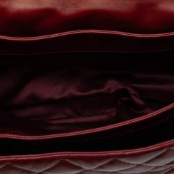 مملوكة مسبقًا Chanel Red Maxi Quilted Lambskin 3 Accordion Flap