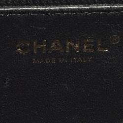 Pre Owned Chanel Beauty Lock Small Black Quilted Leather Flap Bag