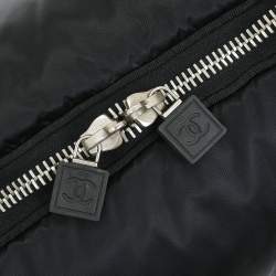 Pre Owned حقيبة رياضية شانيل خط الرياضة نايلون أسود