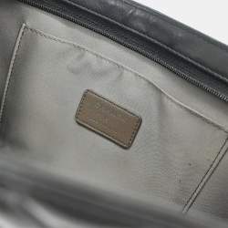 Pre Owned Chanel Lucky Symbol Black Lambskin Leather Shoulder Bag