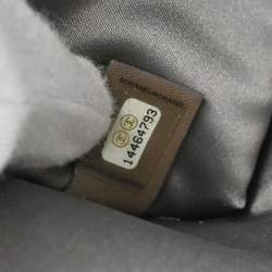 Pre Owned Chanel Lucky Symbol Black Lambskin Leather Shoulder Bag