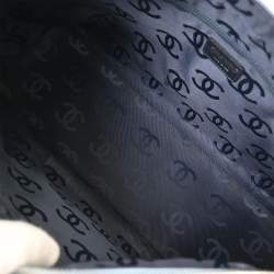 Pre Owned Chanel Blue Denim Handbag