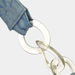 Pre Owned Chanel Blue Denim Handbag