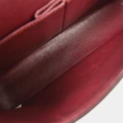 Pre Owned Chanel Black Calfskin Medium Classic Double Flap Shoulder Bag