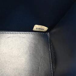 Pre Owned حقيبة يد علوية شانيل بنيم أزرق