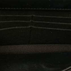 Pre Owned Chanel CC Crystal Star Black Quilted Leather Wallet On Chain