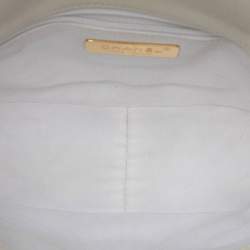 Pre Owned Chanel Black White Medium Crochet Calfskin 19 Flap