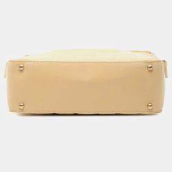 Pre Owned حقيبة شانيل سلسلة كتف جلد الخرفان بار شوكولاتة بني