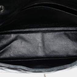 Pre Owned Chanel Black Jumbo Classic Caviar Single Flap