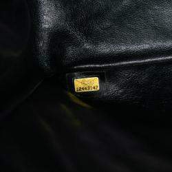Pre Owned Chanel Black Jumbo Classic Caviar Single Flap