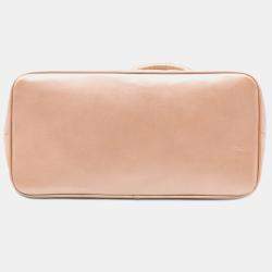 مملوكة مسبقًا حقيبة توت شانيل مدالية جلد خراف بنية