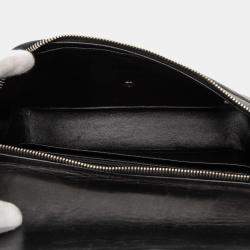 Pre Owned حقيبة ظهر شانيل متوسطة سوداء جلد الخروف مبطنة