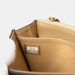 Pre Owned Chanel Black Quilted Goatskin Chic Pearls Clutch with Chain