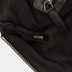 Pre Owned Chanel Black Medium Quilted Caviar Boy O Case Clutch