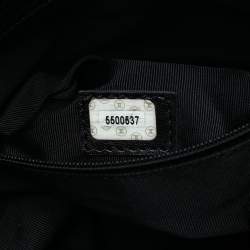 Pre Owned Chanel Black CC Caviar Tortoise Chain Tote