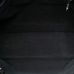 Pre Owned حقيبة يد شانيل سي سي جلد خروف سوداء