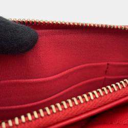 مملوكة مسبقًا Chanel Matelasse Flap Chain shoulder Phone Pouch Red Lambskin