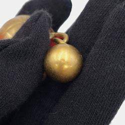 Pre Owned Chanel Round Cocoball Chain shoulder Bag Pink Lambskin