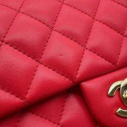 مملوكة مسبقًا Chanel Mini Matelasse Chain shoulder Bag Pink Lambskin Size 20