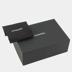 Pre Owned حقيبة شانيل فانتي كتف من جلد الحمل باللون الأسود