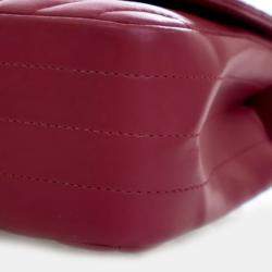 Pre Owned حقيبة شانيل بغطاء كلاسيكي صغير مستطيل من جلد الخروف للشاكتة