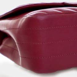 Pre Owned حقيبة شانيل بغطاء كلاسيكي صغير مستطيل من جلد الخروف للشاكتة