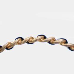 Pre Owned Chanel Round Camellia Mini Lambskin Leather Clutch Bag