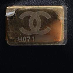 Pre Owned حقيبة شانيل كلاسيك فلاب صغيرة مستطيلة بمقبض علوي جلد خروف