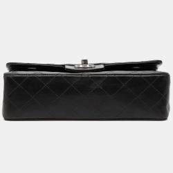 مملوكة مسبقًا Chanel Black Small Classic Lambskin Double Flap