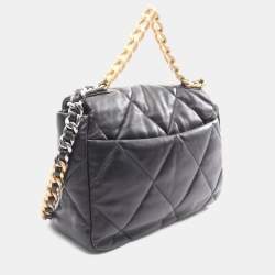 مملوكة مسبقًا Chanel Shoulder Bag Leather Black