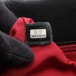 Pre Owned Chanel 19 Disneuf Matelasse Shoulder Bag Leather Black