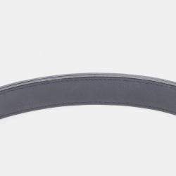 Pre Owned حقيبة شانيال 19 دسنيف ماتلاس جلد أزرق بحري