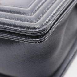 Pre Owned حقيبة كتف شانيل بوي شانيل جلد كحلي