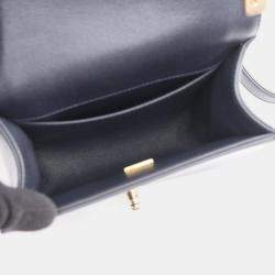 Pre Owned حقيبة كتف شانيل بوي شانيل جلد كحلي