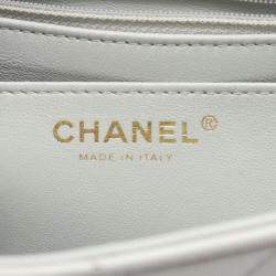 Pre Owned حقيبة شانيل سلسلة كتف ماتيلوسي جلد رمادي