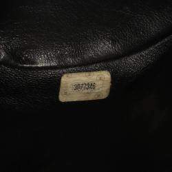 Pre Owned حقيبة ظهر شانيل ماتيلسي جلد حمل أسود