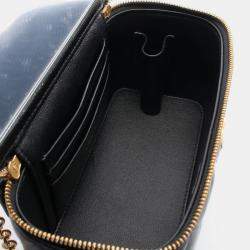 مملوكة مسبقًا Chanel Matelasse Small Vanity Shoulder Bag Leather Black