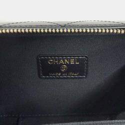 Pre Owned حقيبة شانيل ماتيلاسي سلسلة كتف باللون الأسود من جلد الخراف