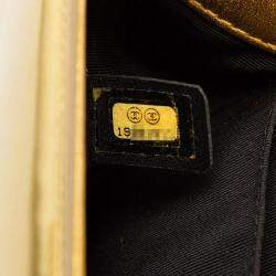 Pre Owned حقيبة شانيل كتف سلسلة جلد براءات ذهبية مارك كوكو ماتلاس بويس