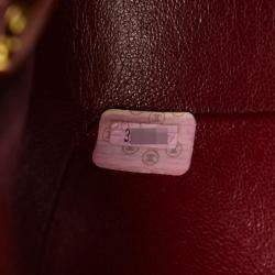 Pre Owned حقيبة شانيل كوكو ديانا 23 سلسلة كتف جلد أسود ماتلاسي