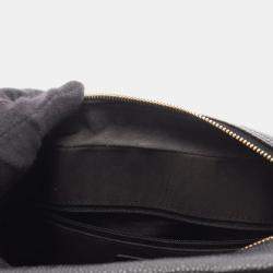 مملوكة مسبقًا Chanel Matelasse Handbag Bag Leather Grained Calfskin Black