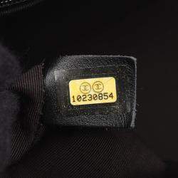 مملوكة مسبقًا Chanel Matelasse Handbag Bag Leather Grained Calfskin Black