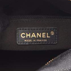 مملوكة مسبقًا Chanel Matelasse Handbag Bag Leather Grained Calfskin Black