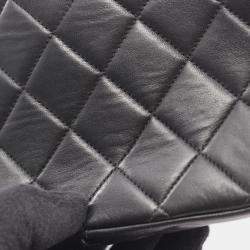 Pre Owned حقيبة كتف شانيل ماتلاس جلد الحَمَل أسود