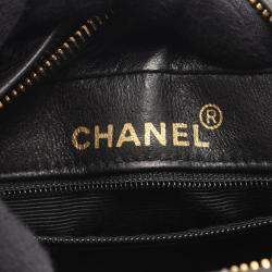 Pre Owned حقيبة كتف شانيل ماتلاس جلد الحَمَل أسود