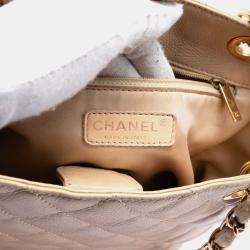 مملوكة مسبقًا Chanel Brown Caviar Petite Shopping Tote
