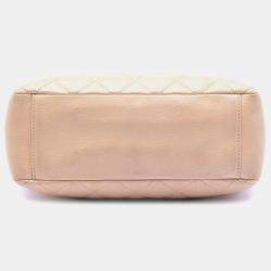 مملوكة مسبقًا Chanel Brown Caviar Petite Shopping Tote