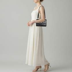 Pre Owned Chanel Vintage CC Black Leather Single Flap Bag