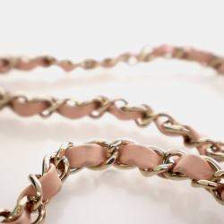 Pre Owned Chanel Mini Pink Lambskin Rectangular Classic Flap Bag