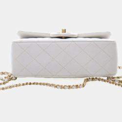 مملوكة مسبقًا Chanel Mini Lambskin Rectangular Top Handle Classic Flap Bag